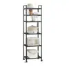 Estante de cocina multicapa para ollas, organizador de piso para el hogar, estante de baño, estante de almacenamiento para microondas sin taladro