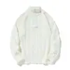 Suéter de Punto de Color Sólido Estilo Coreano 2026, Media Cremallera, Cuello Semi Alto, Otoño e Invierno Casual Juvenil Trendy Versátil