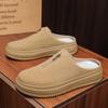 Sapatos Preguiçosos Populares 2025 Fino Ultramacio Couro Genuíno Respirável Slip-On Sapatos de Trabalho Solado Grosso Retrô Buraco na Parede Sapatos Masculinos