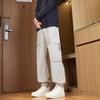 Pantalones Cargo Morados para Hombre 2025 Primavera Nuevo Estilo Americano Retro Marca de Moda Sueltos Rectos Casuales Punto Venta al por Mayor