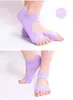 Calcetines de Dedos Separados Primavera Verano Mujer Punta Abierta Talón Abierto Calcetines de Yoga Calcetines Deportivos Antideslizantes Profesionales Calcetines de Pilates para Mujer Calcetines de Cinco Dedos
