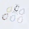 Estilo Ins Colgante para Funda de Teléfono Correa de Muñeca Colgante de Perlas DIY Colgante para Bolsa de Cámara CCD Cordón Corto Cadena de Teléfono