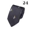 Corbata de negocios profesional para boda, padrino de boda, novio, corbata de moda para hombre, corbata de cuadros a rayas sin planchar.