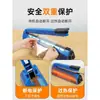 Máquina selladora manual Selladora térmica para bolsas de plástico domésticas Máquina de sellado para empaque comercial Cortador de película Máquina selladora de película retráctil