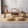 Mesa de Chá Estilo Japonês de Madeira Maciça Mesa de Chá Tatami Mesa de Café Pequena para Varanda Mesa Baixa para Janela de Canto Estilo Zen Simples Janela de Canto Casa
