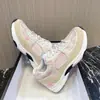 Versión de Piel de Vaca ~ Zapatillas de Suela Gruesa Estilo Tweed 25 Nuevas de Primavera Punta Redonda con Cordones Casuales Versátiles para Mujer