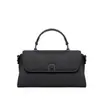 Bolsa Feminina de Couro Genuíno 2026 Novo Estilo Couro Bovino Camada Superior Pequena Quadrada Clássica Versátil Bolsa de Mão para Senhora Bolsa de Ombro Transversal Mulheres