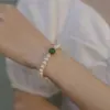 Pulsera Índigo con Perlas para Mujer 2022 Nuevo Estilo de Gama Alta Versátil Pulsera de Amistad con Cuentas de la Fortuna para Mujer, Artística y Retro