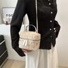 Moda Verano 2026 Bolso Simple de Alta Calidad Texturizada, Bolso de Mano Pequeño para Mujer, Bolso de Hombro, Bolso Cruzado Tipo Cubeta