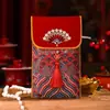 Envelope vermelho especial de casamento envelope vermelho de dez mil yuans bolsa para cerimônia de casamento taxa de troco com a carteira de membro de presente é selada