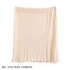 Calças Leggings Antibacterianas de Seda Saia Calça Cintura Média Anti-Exposição Calças de Três Pontos Calças de Seda de Segurança Calças de Dormir