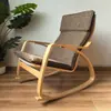 Sillón balancín nórdico sofá perezoso silla de balcón silla de ocio sillón reclinable para mujer embarazada sillón de casa para adulto simple