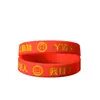 Pulsera de silicona no culpa a la gente pulsera cara sonriente expresión pulsera difunde energía positiva pulsera de silicona Pulsera deportiva