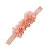 Acessórios de cabelo de princesa coreana com flores, faixa de cabelo de chiffon para crianças, adereços para fotos de bebê, faixa de cabelo de renda, atacado de fábrica