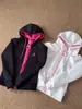 Sudadera con Capucha y Cremallera Grande de Diseño Dulce y Fresco para Mujer, Chaqueta Cardigan Bordada Ajustada para Primavera y Otoño, Petite, Moderna
