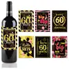 Pegatinas para Botellas de Vino para Fiesta de Cumpleaños Transfronteriza 30 40 50 Cumpleaños Ambiente de Fiesta Diseño Etiquetas para Botellas de Vino Pegatinas para Botellas