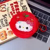 Bolsa para monedas nueva y creativa, gato de dibujos animados, colgante de felpa tridimensional, versátil, linda, para chicas, llavero para bolso de estudiante