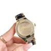 Reloj de cerámica para mujer Reloj de moissanita Reloj Geneva acepta logotipo personalizado Reloj de moda para mujer