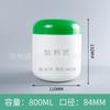 Bote de Proteína en Polvo de 500g Espesado Boca Ancha Barril para Polvo de Granos Botella de Pan Blanco de 600g Bote de Plástico de 1L