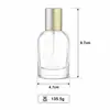 Botella dispensadora de perfume 30ml botella de spray de vidrio botella cosmética 50ml botella vacía con tapa de rosca 10ml botella de perfume de laboratorio