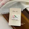 Día de Primavera Estilo Coreano Dulce Elegante Infantil Niña Todo Fósforo Encaje Bordado Flor Niña Linda Fresco Flequillo Accesorios para el Cabello