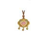 Prata Pura 999 Antigo Filigrana Recortada Fechadura Rica Fechadura da Longevidade Pingente Corda Trançada Colar Feminino Novo Estilo Nacional Chinoiserie Joias