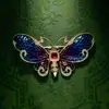 Broche de Mariposa Fantasía Retro, Pinza de Mariposa Esmaltada Femenina de Alta Gama, Exquisito Pin Antiexposición, Accesorios para Traje