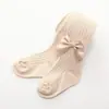 Medias para niñas primavera y otoño finas medias blancas para bebé medias con lazo para bebé leggings para niños
