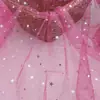 Corte, Enrollado, Costura, Ribeteado, Empaquetado Transfronterizo, Cielo Estrellado, Luna, Ropa Infantil Plateada, Caminero de Mesa, Tela de Diseño Hecho a Mano DIY