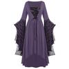 2023 comércio exterior transfronteiriço Amazon Halloween Europeu e Americano feminino caveira renda vestido saia quente