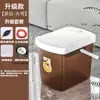 Cubo de Té Transparente, Cubo para Residuos de Té, Cubo de Té Pequeño, Mesa de Centro para Sala de Estar, Cubo de Aguas Residuales, Bandeja para Té, Cubo de Drenaje, Accesorios para Juego de Té, Tamaño Grande