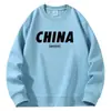 Moletom Masculino de Gola Redonda para Comércio Exterior, Nova Coleção Primavera e Outono, Tendência Jovem, Solto, Versátil, Casual, Par, Tamanho Grande
