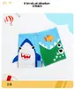 Nuevo Equipo de Natación Transfronterizo Europeo y Americano Xiqi para Niños Pequeños, Lindos Trajes de Baño y Shorts de Baño con Forma de Tiburón