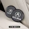 Adecuado para Acura Rdx/Cdx/Mdx/Tlx/Nsx/Ilx/Rdx/Rlx Coche Alfombrilla Aislante para Taza de Agua con Patrón de Fibra de Carbono
