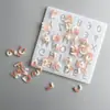 Molde de silicona con espejo epoxi de 26 letras y números 0.9, herramientas de decoración para accesorios colgantes de teléfono móvil DIY