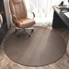 Alfombrilla para pies de silla de oficina Alfombrilla antideslizante Alfombra redonda Hogar Dormitorio Cesta colgante Alfombrilla de suelo para silla de estudio