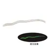 Exportação de comércio exterior simulação de inseto modelo de pesca equipamento de pesca TPR molusco de borracha macia falso 8cm minhoca falsa vermelho worm toy