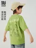 Camiseta de Manga Corta para Niños Duoduo, Top Fresco de Dinosaurio para el Verano para Niños, Nuevo Atuendo Elegante de Verano 2026 para Niños Mayores