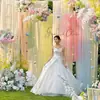 Diseño de Malla Suiza para Boda Hilo Decorativo Velo de Techo de Boda Parte Superior Flotante Hilo Suave Fondo Atmósfera de Patio Pequeño Hilo