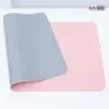 Alfombrilla Gruesa Impermeable y a Prueba de Aceite de Doble Cara para Escritorio de Laptop Transfronteriza con Alfombrilla de Ratón de Cuero de Alta Gama