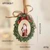 Nuevo Colgante Pintado de Resina Decoración de Árbol de Navidad Campana Tridimensional Colorida Colgante de Dibujos Animados Americanos Listo para la Venta