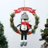 Decoraciones Navideñas Transfronterizas Pingüino Luminoso Colgante Colgante Pequeño con Luz Muñeca Muñeca Colgante de Árbol de Navidad Colgante