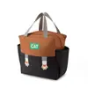 Bolsa Térmica Portátil Transfronteiriça com Duplo Bolso Bolsa Térmica para Almoço com Folha de Alumínio Espessada com Bolsa para Refeição de Arroz Lancheira Bolsa Térmica