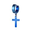Moda coreana simples cruz titânio aço brincos masculinos brincos brincos atacado ebay quente cross-border moda feminina