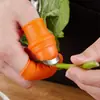 Protectores de Dedos para Recoger Chiles y Verduras, Protectores de Pulgar, Herramienta para Pelar Ajo, Cuchillo para Pulgar, Gadget para Pelar Ajo