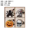 Decoraciones colgantes de madera de Halloween transfronterizas: Calaveras de azúcar del Día de Muertos, gatos negros, parcas, calabazas, arañas para colgar en ventanas y puertas