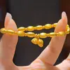 2025 Nuevo Método Antiguo Sha Jin Jia Marioneta Tiancheng Dos Pulsera Shihuan Nueva Herencia China Pulsera con Dosel de Loto Cepillado Pulsera