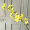 Jasmim de Seda Artificial Casamento Pendurado no Teto Arranjo de Flores Artificiais Decoração Suave para Casa Paisagismo Arranjo Floral Decorativo
