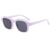 Gerente de loja transfronteiriça Hot Push Retro Óculos de sol Moda europeia e americana Polígono Preto Óculos de sol femininos