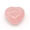 Cristal Natural não poroso pequeno amor pequenos ornamentos rosa cristal transfronteiriço coração de pêssego hibisco Pedra Amor contas soltas acessórios atacado